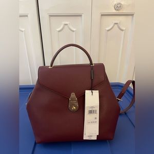 Brandnew backpack bag wine color medium size